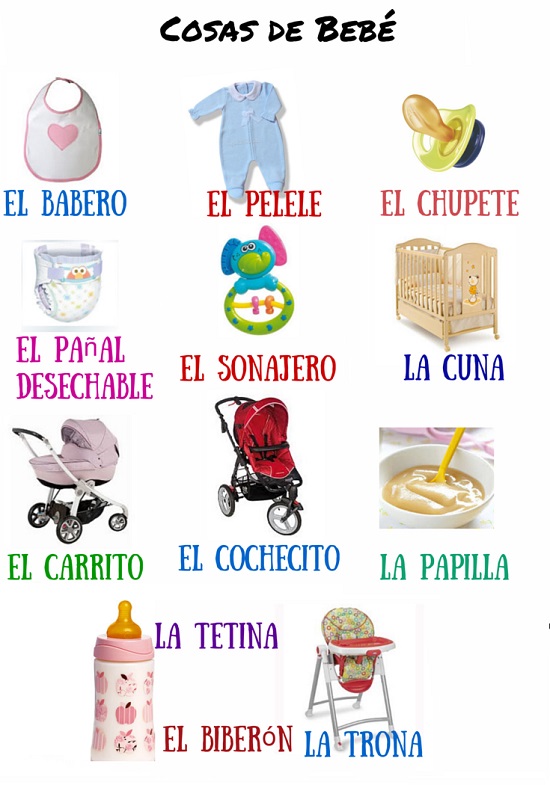 лексика ребенок на испанском